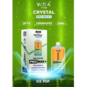  Ice Pop by WGA Crystal Pro Max Plus 10000 Disposable Vape